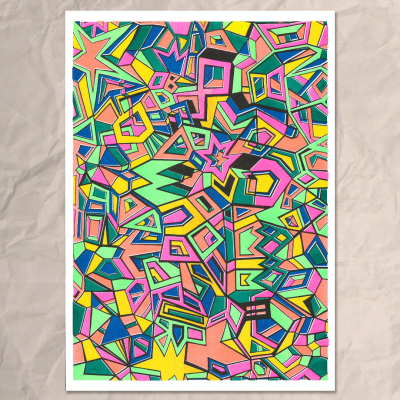 Clark Stoeckley / Fluorescent Fusion (Signed & Numbered)
