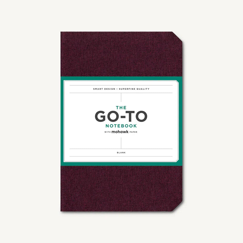 Go-To Notebook with Mohawk Paper, Mulberry Wine Blank