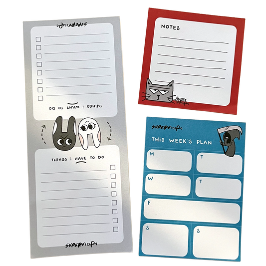 Supermeeps Note Pad Set