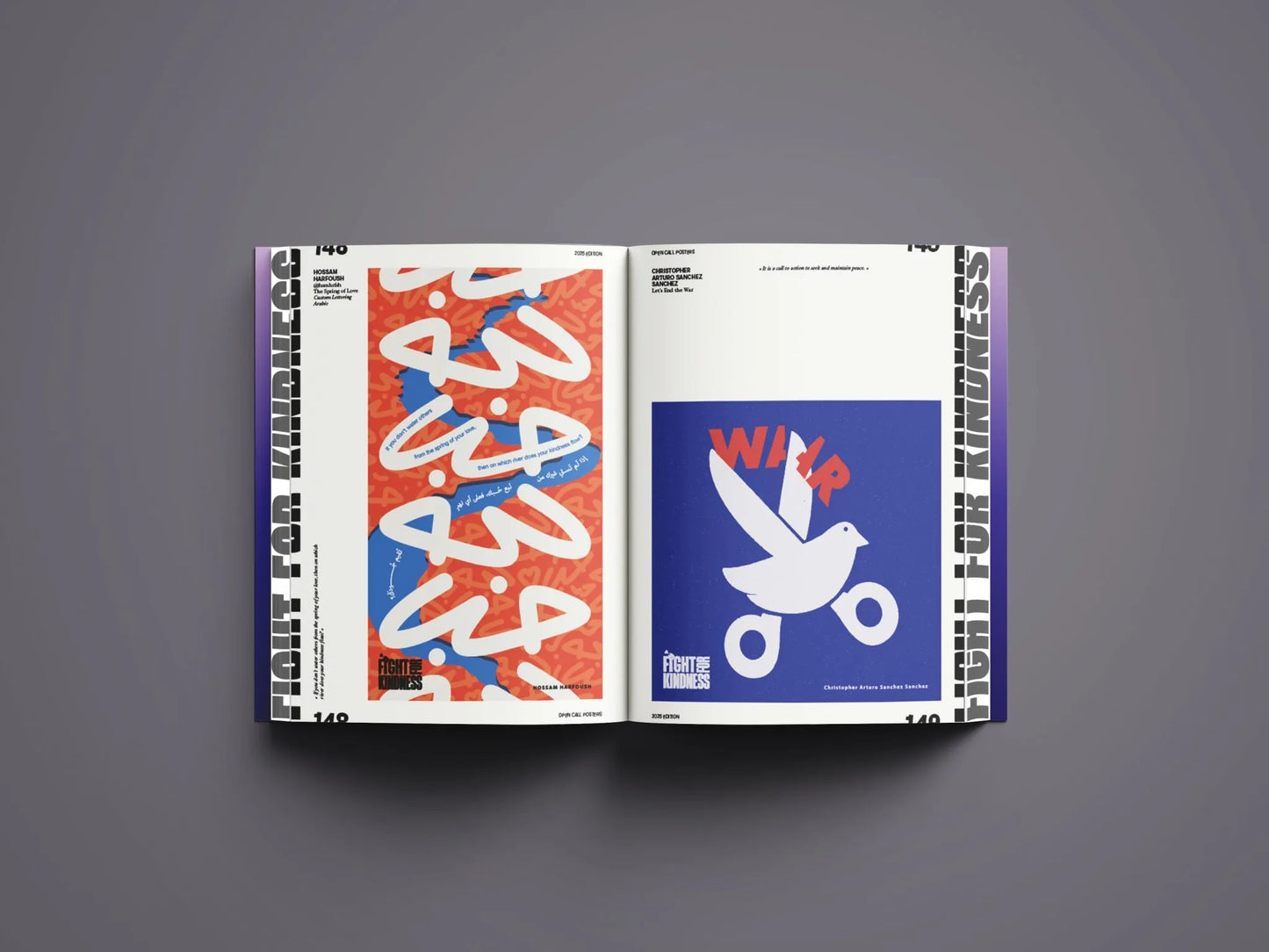 Visual Voices for Change. Global typographic posters to Fight for Kindness.