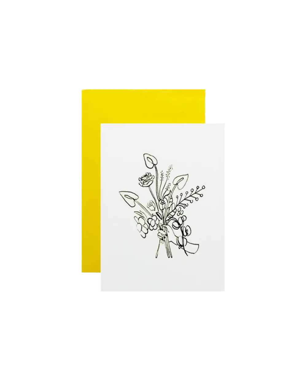 Wild Flowers Bouquet Greeting card