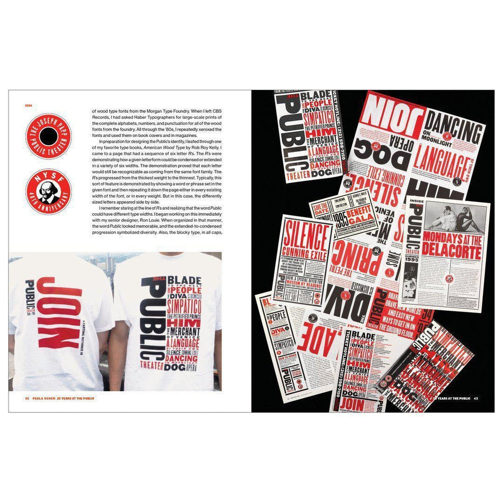 Paula Scher: Twenty-Five Years at the Public: A Love Story