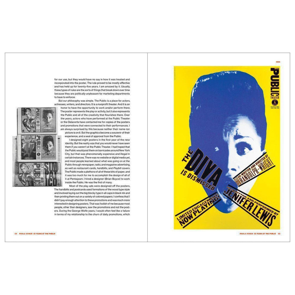 Paula Scher: Twenty-Five Years at the Public: A Love Story