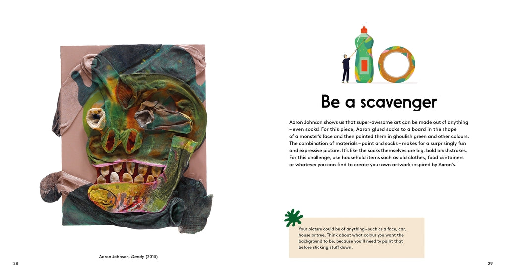 How to Be a Super Awesome Artist - interior spread
