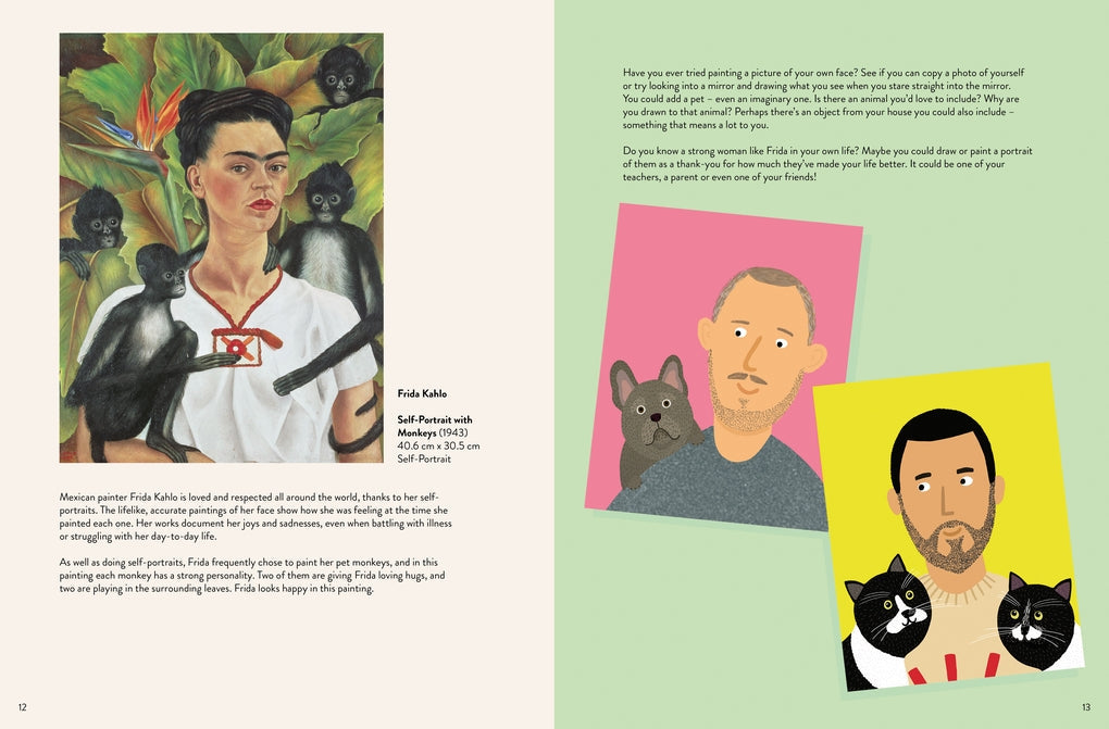 Art School (in a book) - interior spread