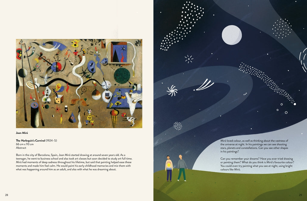 Art School (in a book) - interior spread