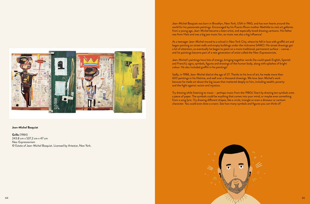 Art School (in a book) - interior spread