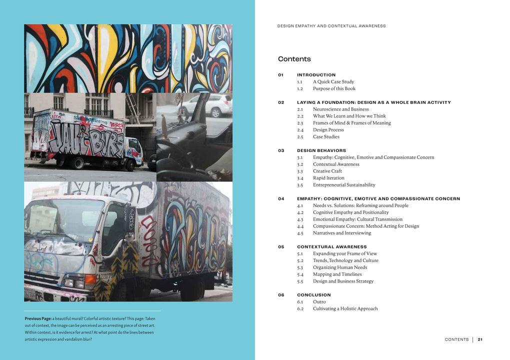 Design Empathy and Contextual Awareness - interior spread