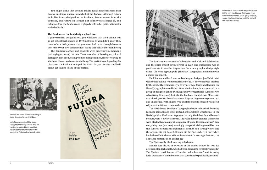 Back to Font - interior spread