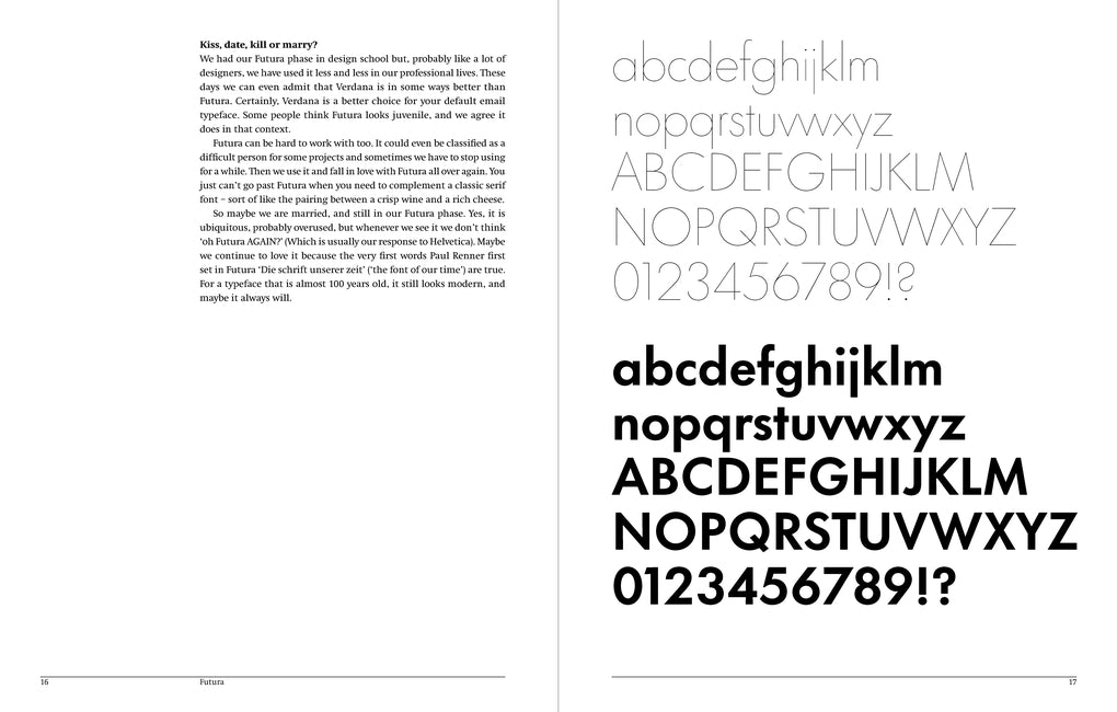Back to Font - interior spread
