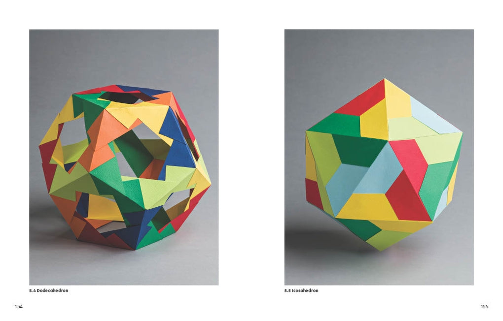 Folded Paper Geometry - interior spread