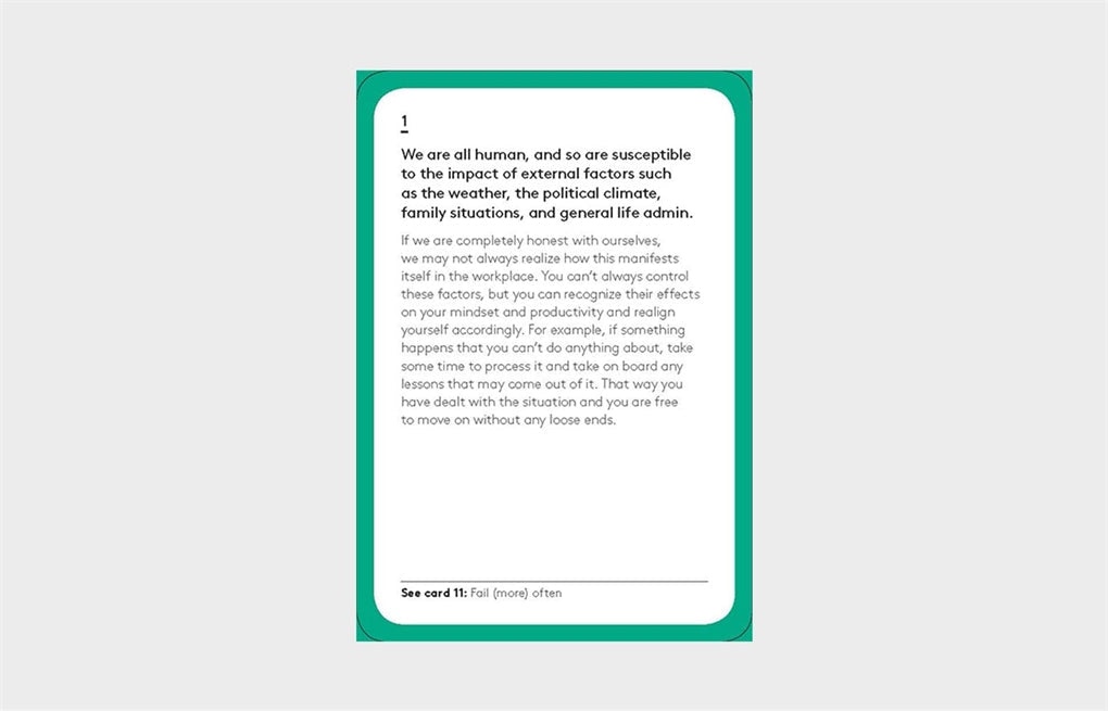 These Cards Will Change Your Career - interior spread