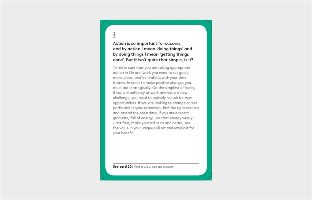 These Cards Will Change Your Career - interior spread