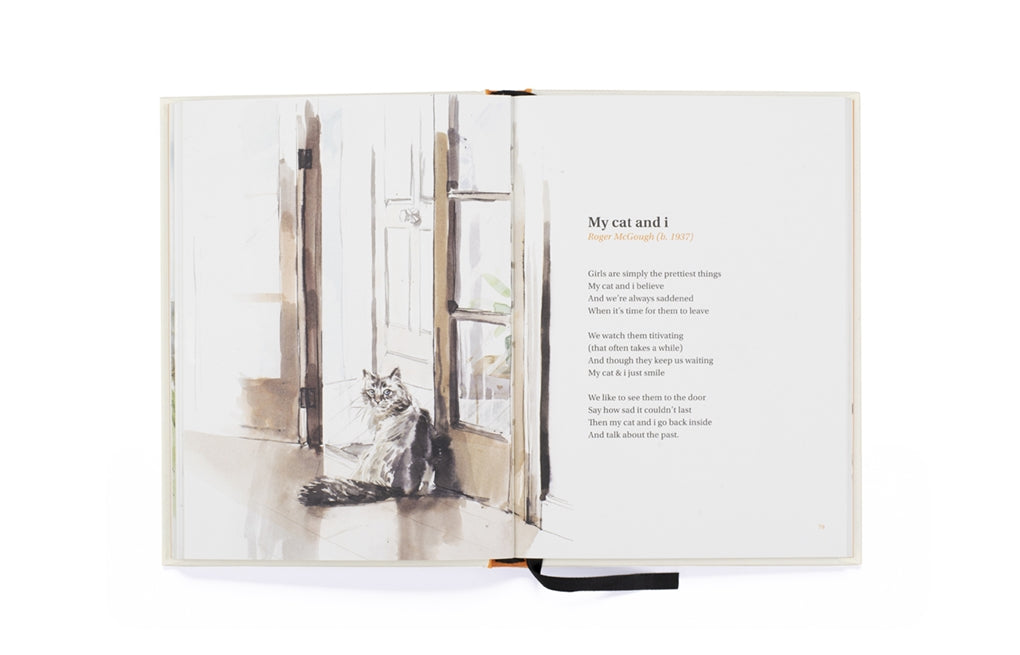 The Book of Cat Poems - interior spread