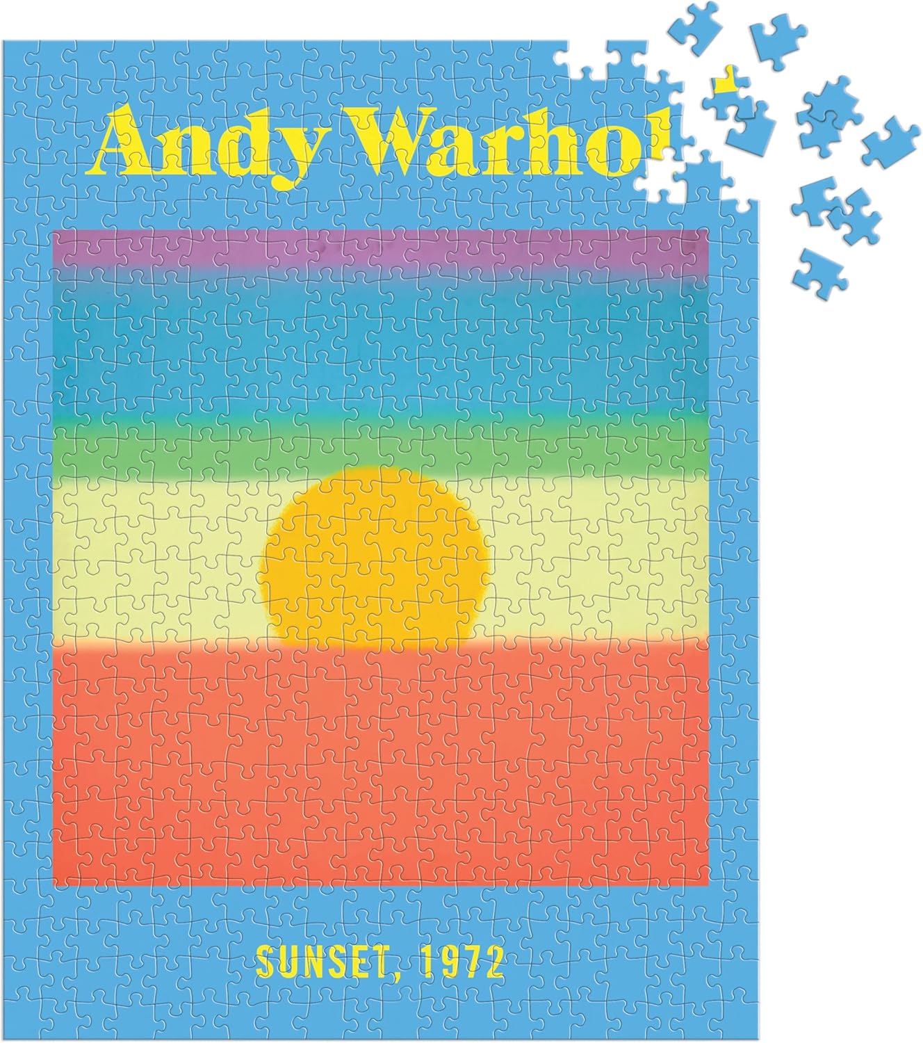 Andy Warhol Sunset 500 Piece Book Puzzle