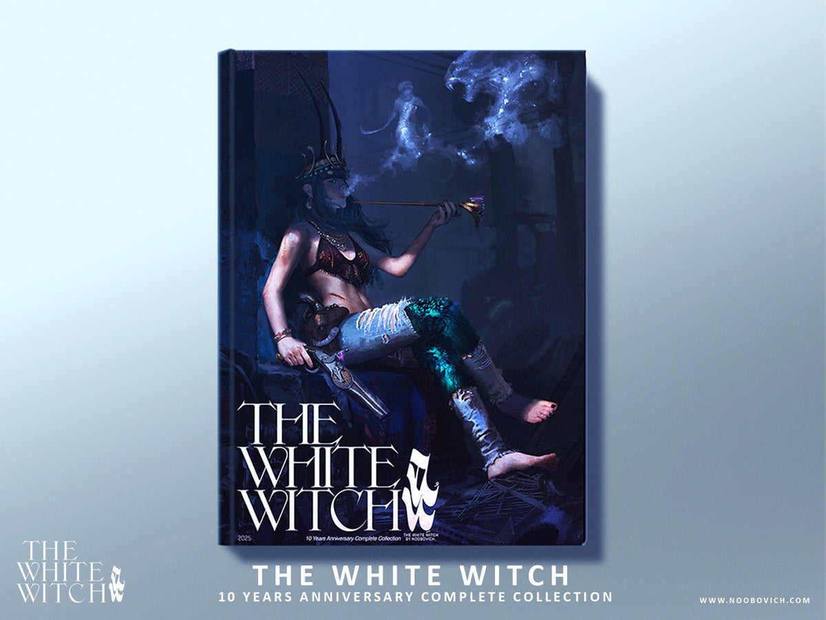 The White Witch: 10 Years Anniversary Complete Collection art book by Noobovich