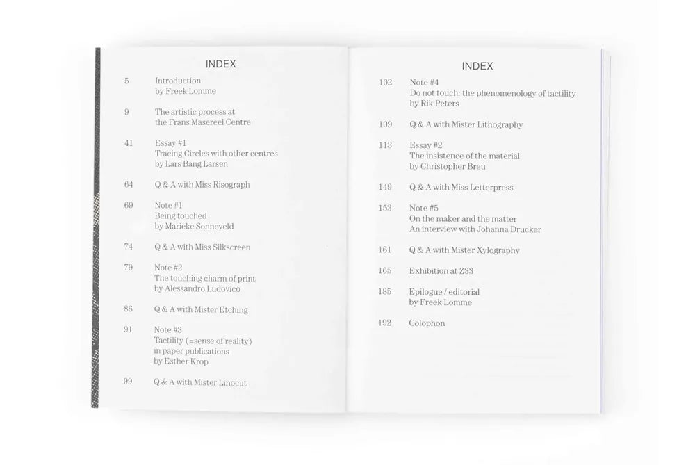 Can you feel it?: Effectuating tactility and print in the contemporary