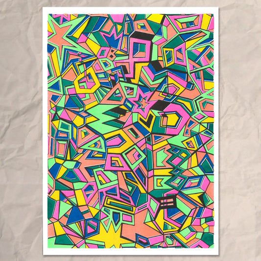 Clark Stoeckley / Fluorescent Fusion (Signed & Numbered)