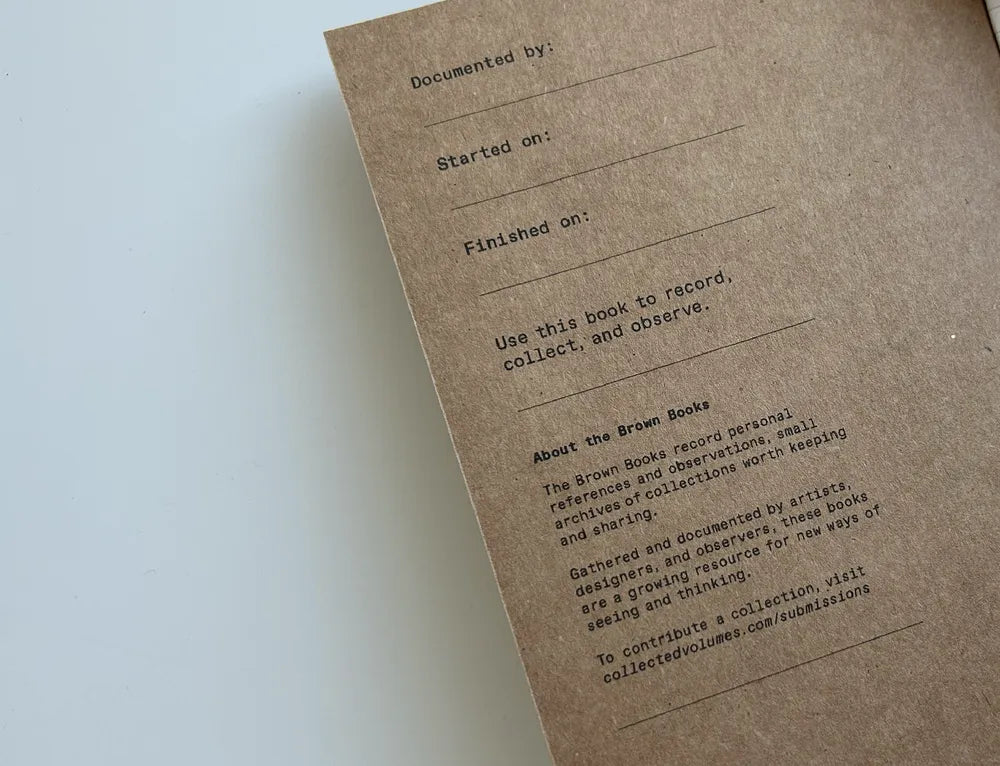 Collected Volumes Blank Book