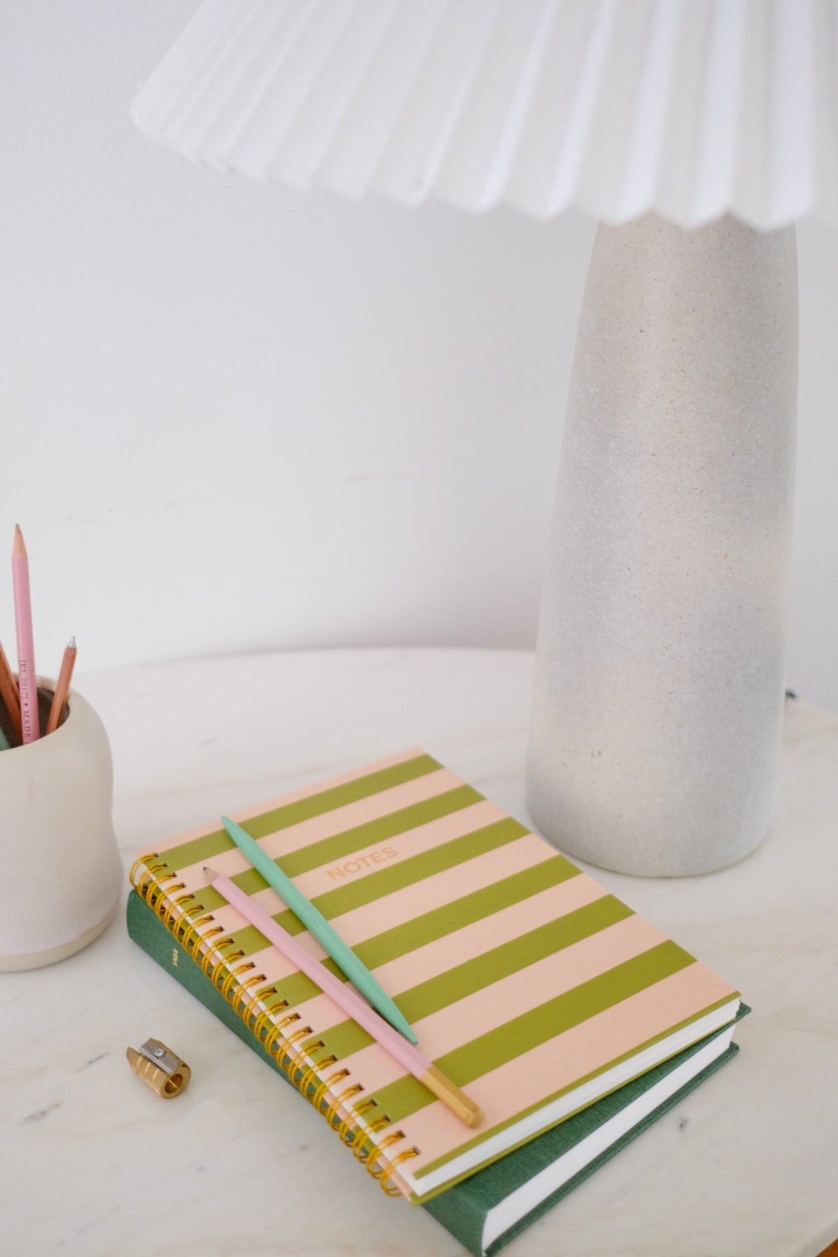 Green Stripe Notebook by Paper in Print