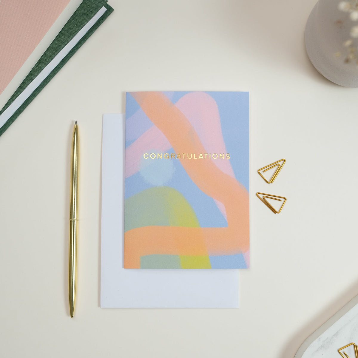 Congratulations Bright greeting card by Paper in Print