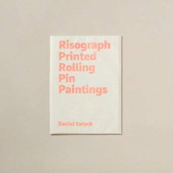 Daniel Eatock – Risograph Printed Rolling Pin Paintings