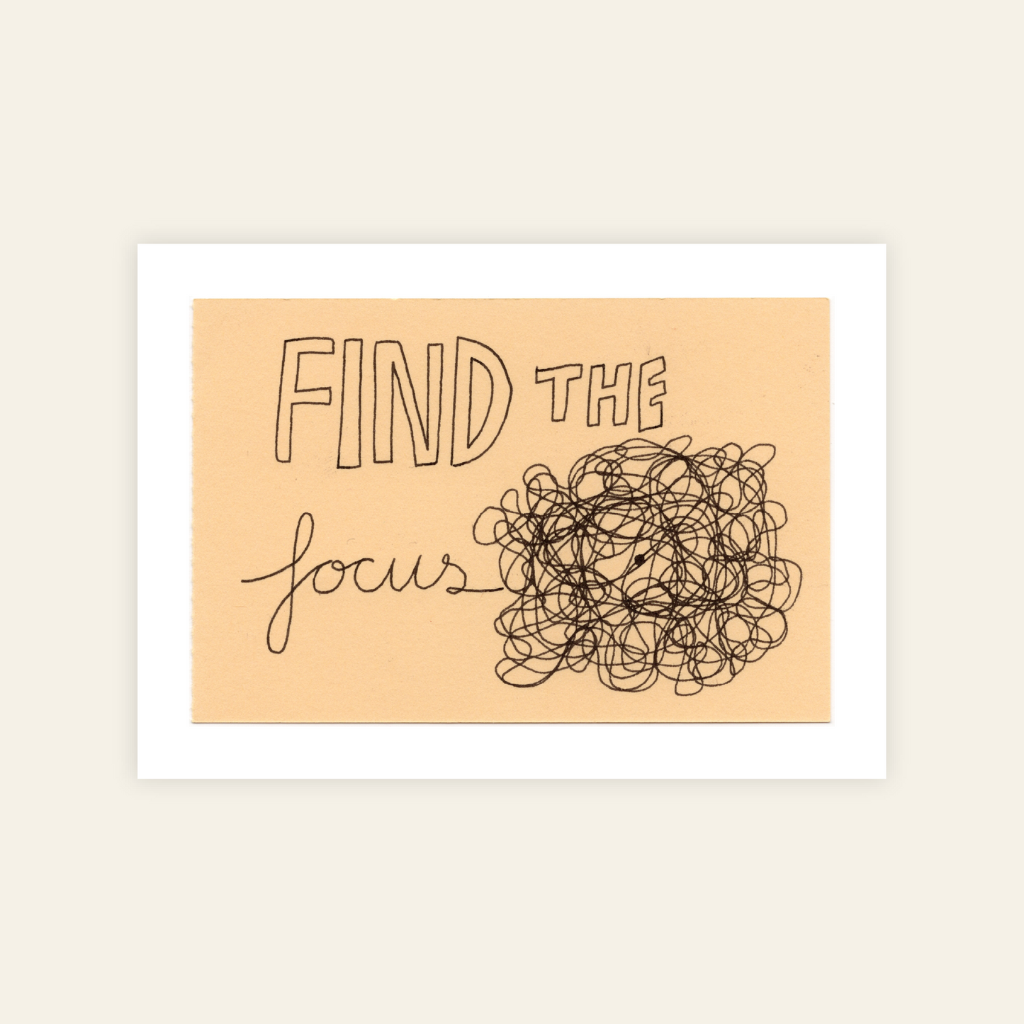 Find the focus Fine Art Print