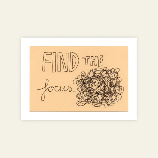 Find the focus Fine Art Print