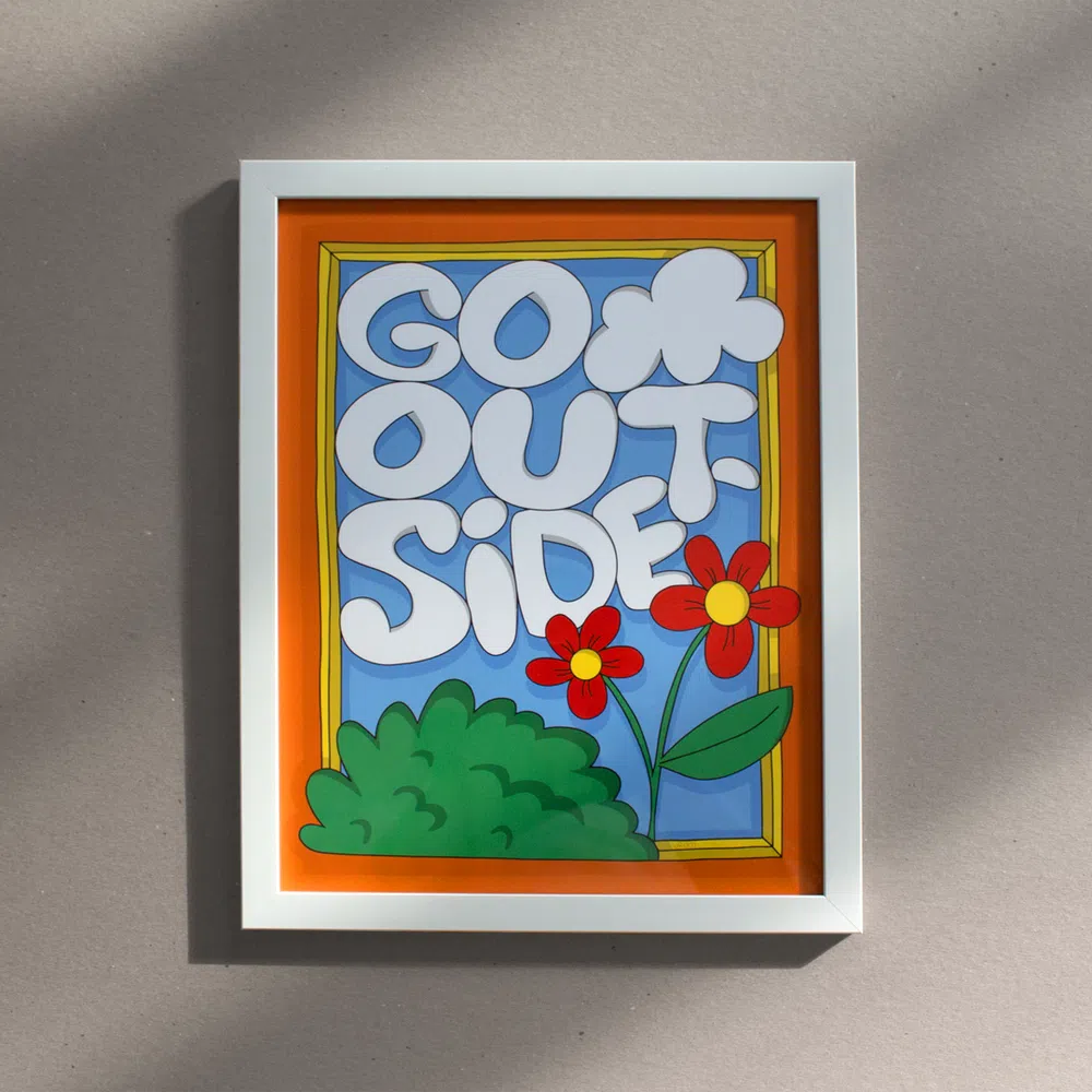 Go Outside Fine Art Print
