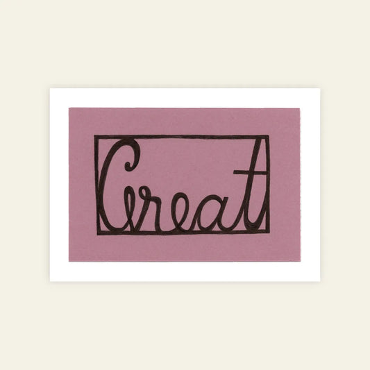 Great Fine Art Print