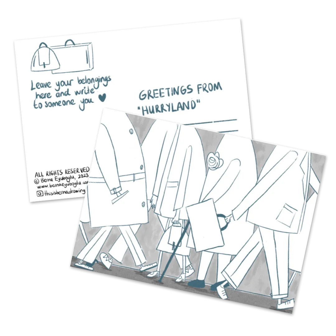 بطاقة بريدية "تحيات من هريلاند"