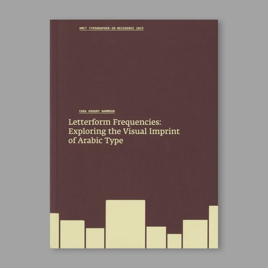 Letterform Frequencies: Exploring the Visual Imprint of Arabic Type, cover