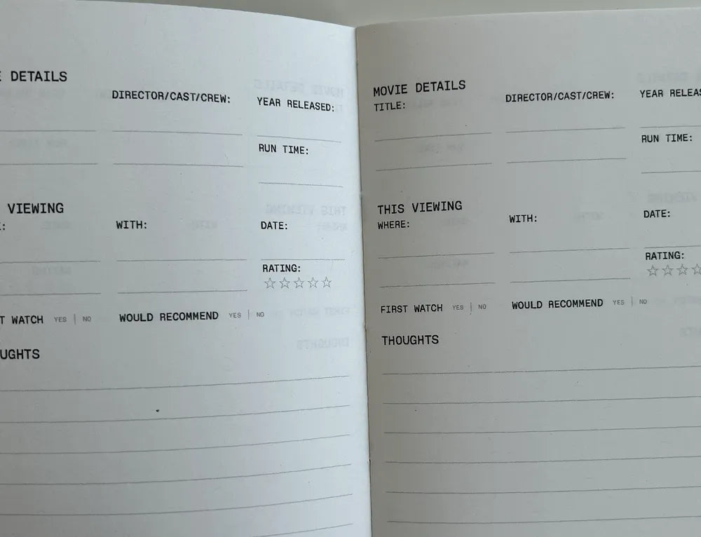 Movies Log Book