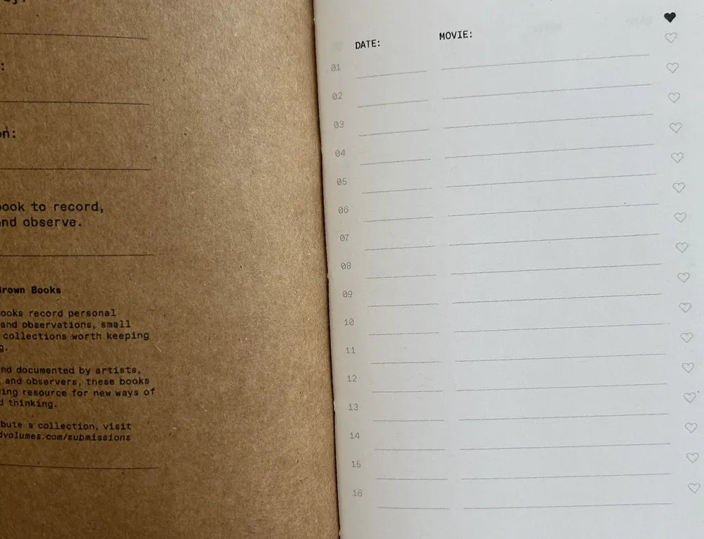 Movies Log Book