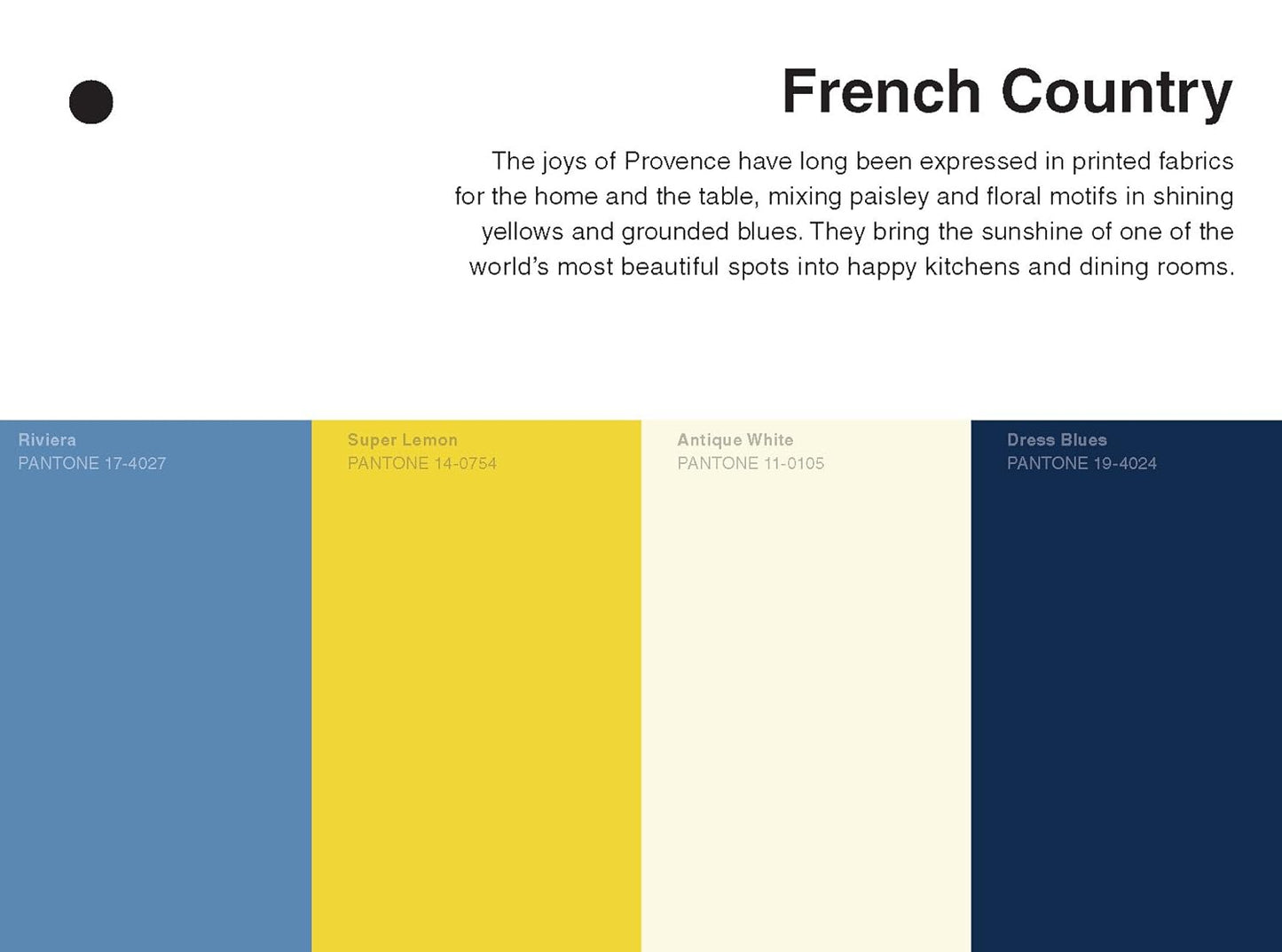 Pantone: 35 Inspirational Color Palettes