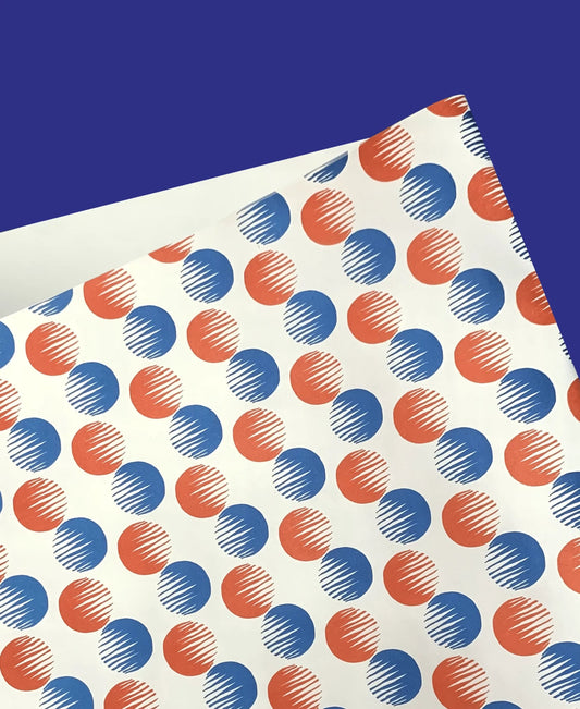 Retro Circles Wrapping Paper