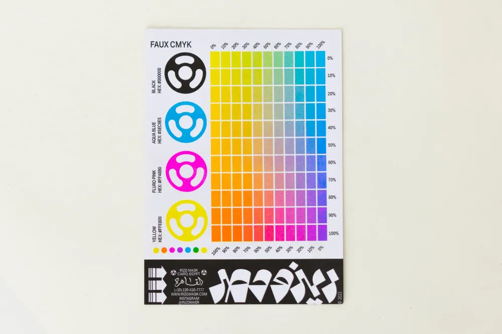 Riso Colors Charts