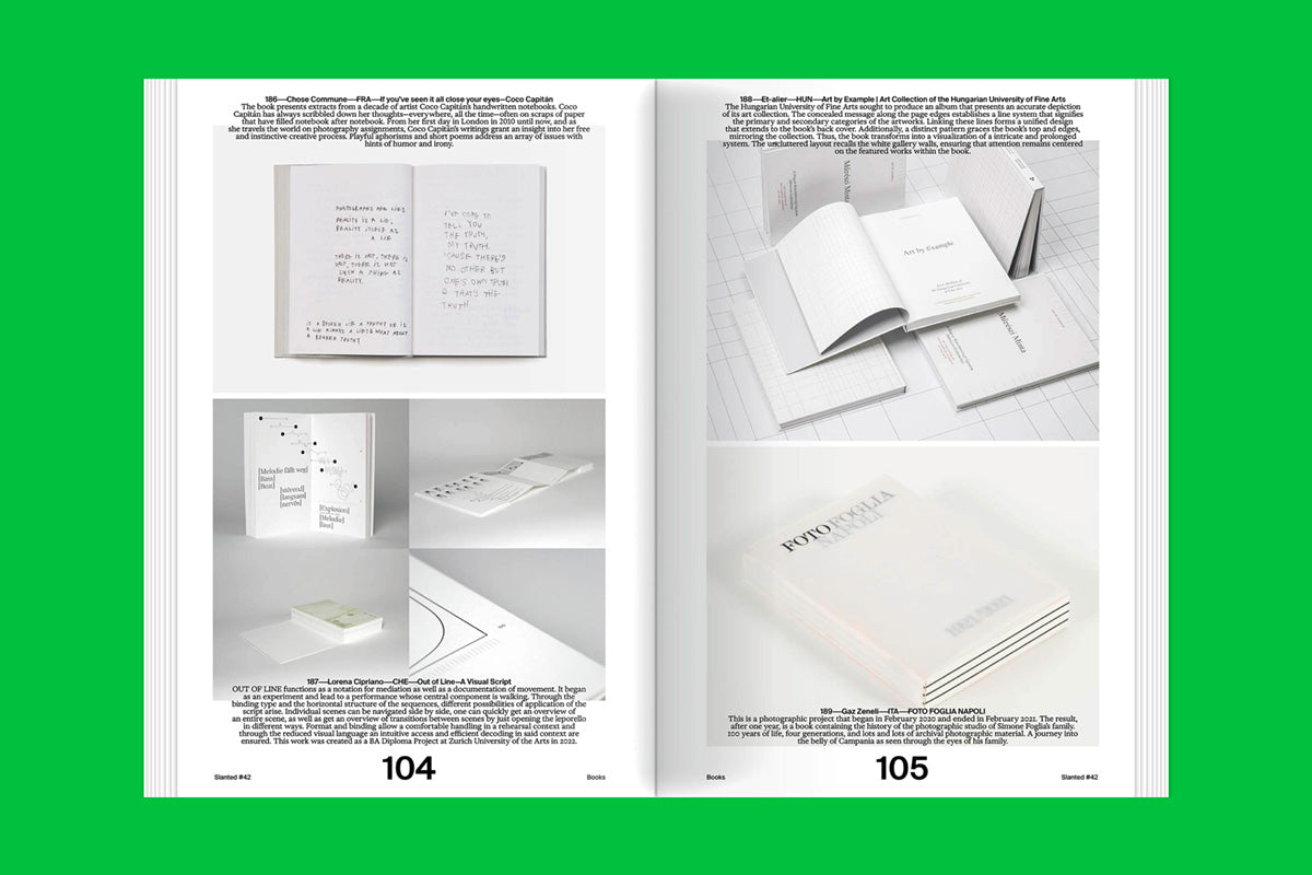 Slanted Magazine #42 – Books