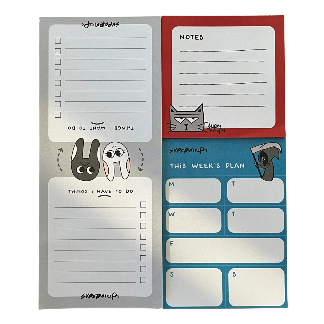 Supermeeps Note Pad Set