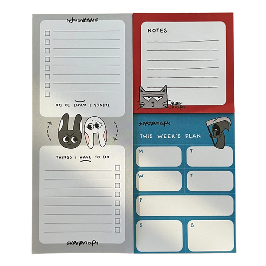 Supermeeps Note Pad Set