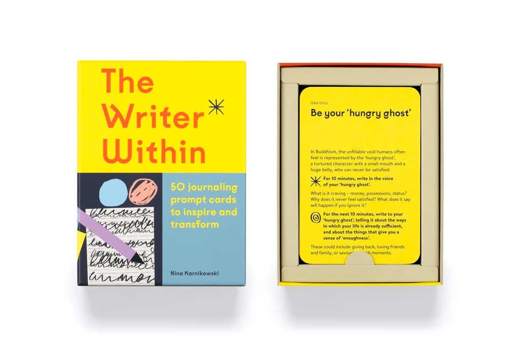 The Writer Within: 50 journaling prompt cards to inspire and transform