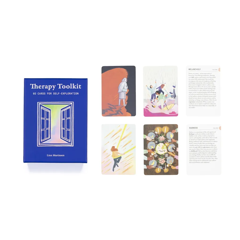 مجموعة أدوات العلاج: ستون بطاقة لاستكشاف الذات