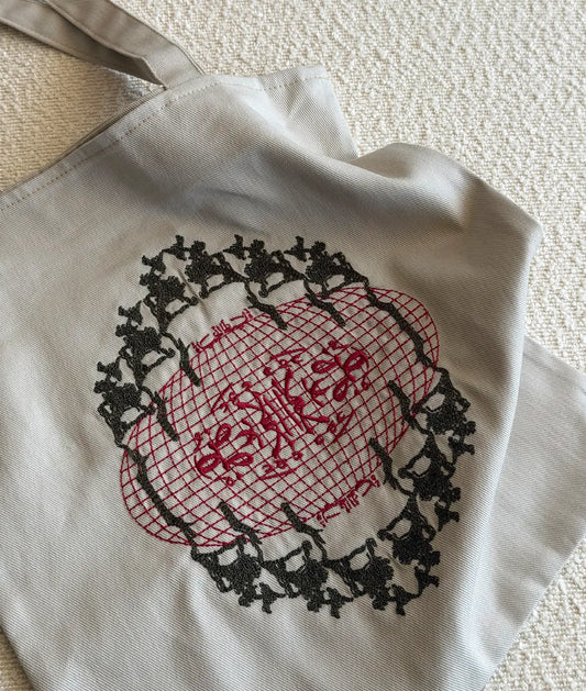 To Remember is to Resist | Embroidered Totebags