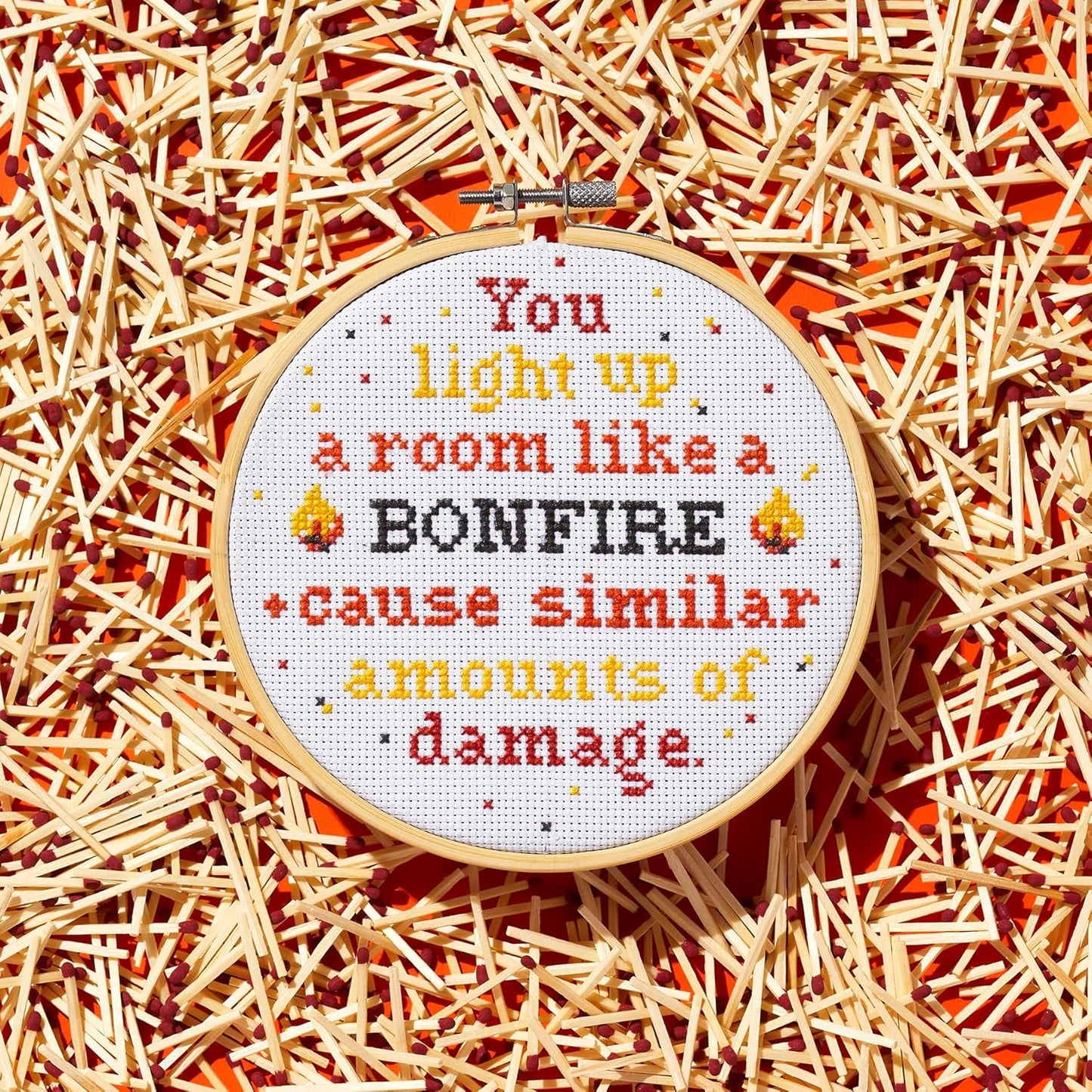 You Light Up A Room Cross Stitch Kit