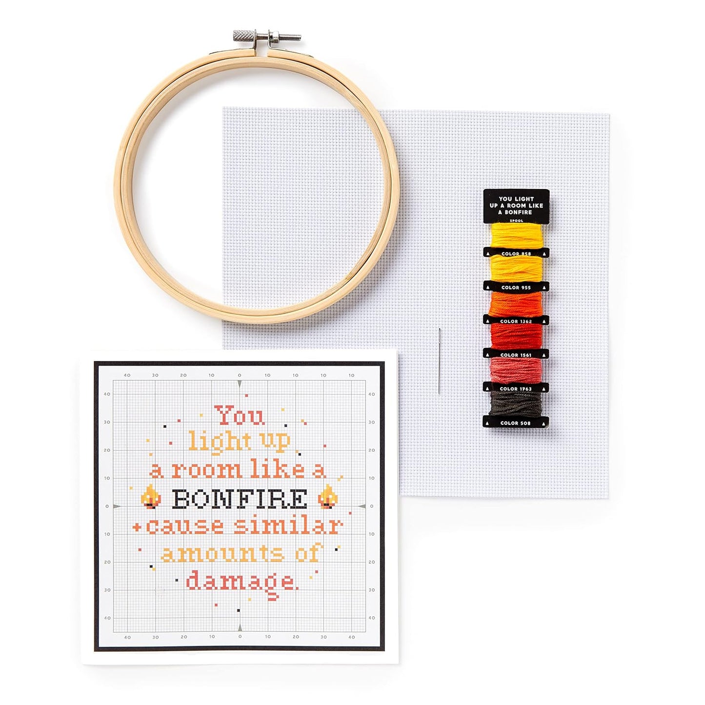 You Light Up A Room Cross Stitch Kit