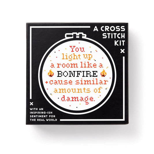 You Light Up A Room Cross Stitch Kit