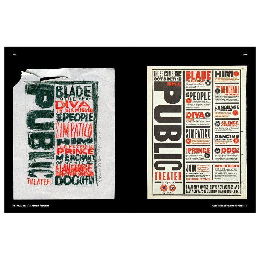 Paula Scher: Twenty-Five Years at the Public: A Love Story