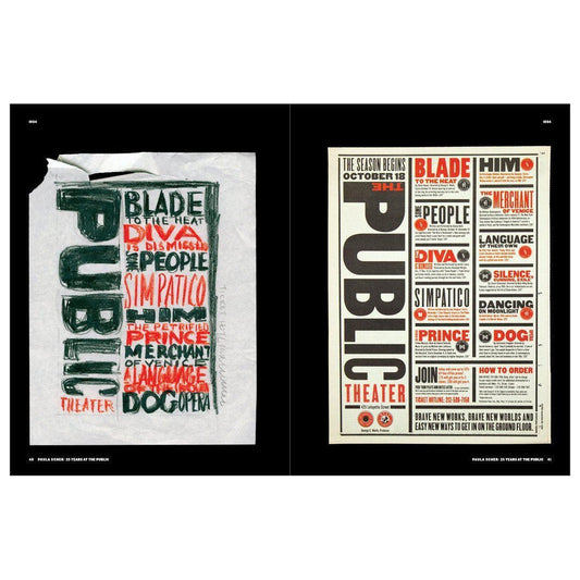 Paula Scher: Twenty-Five Years at the Public: A Love Story